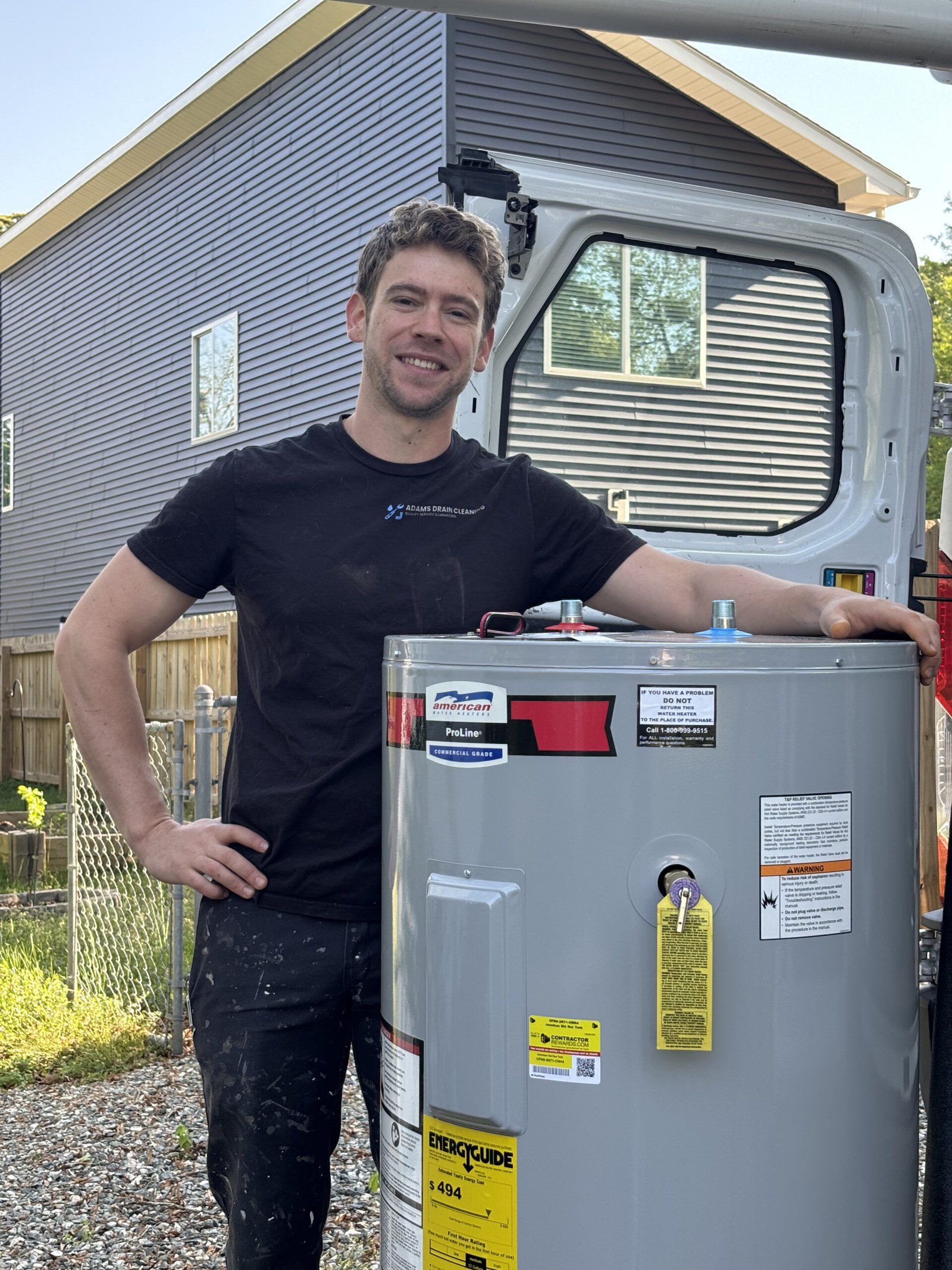 Adam Holder, Owner & Plumber